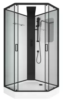 Душевая кабина «Grossman» GR251D 90/90 низкий поддон прозрачная/белая без крыши