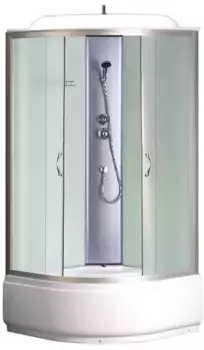 Душевая кабина «Loranto» CS-6680F 80/80 высокий поддон матовая/матовый хром