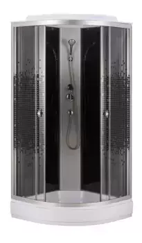 Душевая кабина «Loranto» CS-900-13ТМ/М 90/90 низкий поддон прозрачный/хром