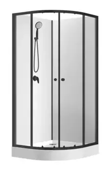 Душевая кабина «Loranto» Neo CS-21800 90/90 низкий поддон прозрачная/белая