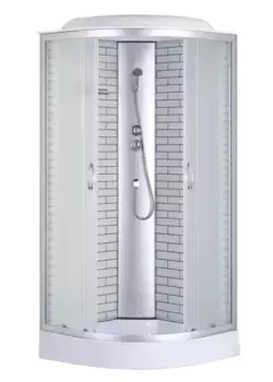 Душевая кабина «Loranto» Sunway CS-6610-13FW 100/100 низкий поддон матовая/белая