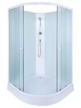 Душевая кабина «Nautilus» 41790 100/100 низкий поддон матовая/белая без крыши