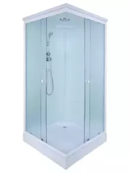 Душевая кабина «Nautilus» 41806 90/90 низкий поддон матовая/белая