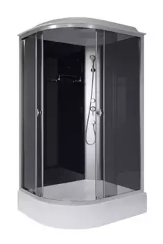 Душевая кабина «Niagara» E120/80/26R/TN 120/80 средний поддон тонированная/чёрная правая