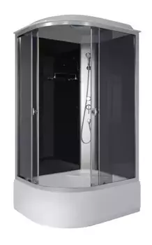 Душевая кабина «Niagara» E120/80/40R/TN 120/80 высокий поддон тонированная/чёрная правая