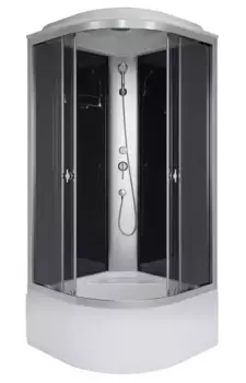 Душевая кабина «Niagara» E90/40/TN 90/90 высокий поддон тонированная/чёрная