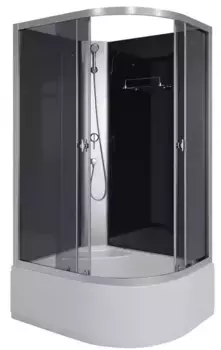 Душевая кабина «Niagara» Eco E110/80/40L/TN/BK 110/80 высокий поддон тонированная/хром без крыши левая