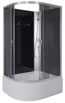 Душевая кабина «Niagara» Eco E110/80/40R/TN/BK 110/80 высокий поддон тонированная/хром без крыши правая