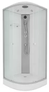 Душевая кабина «Niagara» Eco E80/13/MT 80/80 низкий поддон матовая/хром