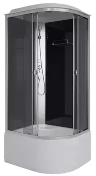 Душевая кабина «Niagara» Eco E90/80/40L/TN 90/80 высокий поддон тонированная/серебро левая