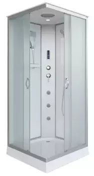 Душевая кабина «Niagara» NG-1101-14F 90/90 низкий поддон матовая/матовая с гидромассажем с электрикой