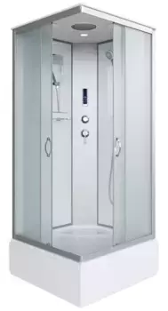 Душевая кабина «Niagara» NG-1108-14P 90/90 средний поддон матовая/белая с электрикой