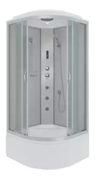 Душевая кабина «Niagara» NG-2308-14F 90/90 высокий поддон матовая/белая с гидромассажем с электрикой