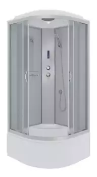 Душевая кабина «Niagara» NG-2308-14P 90/90 высокий поддон матовая/белая с электрикой