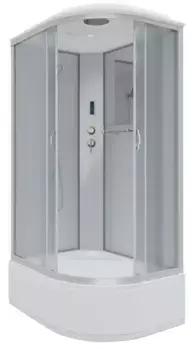 Душевая кабина «Niagara» NG-2310-14LP 120/80 высокий поддон матовая/белая с электрикой левая