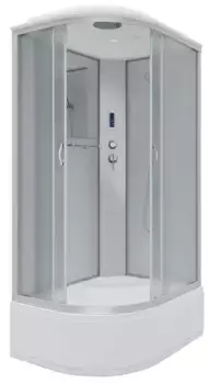 Душевая кабина «Niagara» NG-2310-14RP 120/80 высокий поддон матовая/белая с электрикой правая