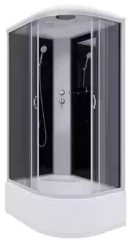 Душевая кабина «Niagara» NG-2510-14L (04) 120/80 высокий поддон тонированная/чёрная левая