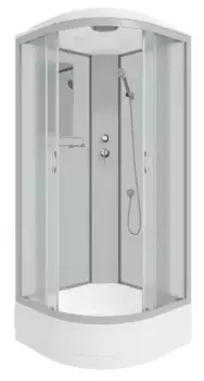 Душевая кабина «Niagara» NG-3301-14 (04) 90/90 средний поддон матовая/белая