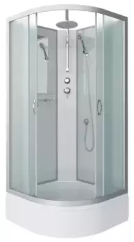 Душевая кабина «Niagara» NG-3301-14BKT 90/90 средний поддон матовая/белая без крыши