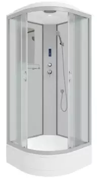 Душевая кабина «Niagara» NG-3301-14P 90/90 средний поддон матовая/белая с электрикой