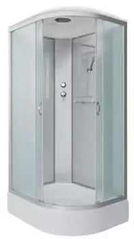 Душевая кабина «Niagara» NG-33084-14L 100/80 средний поддон матовая/белая левая