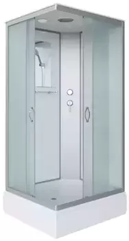 Душевая кабина «Niagara» NG-33084-14Q 100/80 средний поддон матовая/белая универсальная
