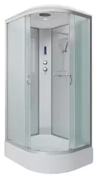Душевая кабина «Niagara» NG-33094-14LP 100/90 средний поддон матовая/белая с электрикой левая