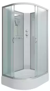 Душевая кабина «Niagara» NG-33094-14RBK 100/90 средний поддон матовая/белая без крыши правая