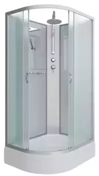 Душевая кабина «Niagara» NG-33094-14RBKT 100/90 средний поддон матовая/белая без крыши правая