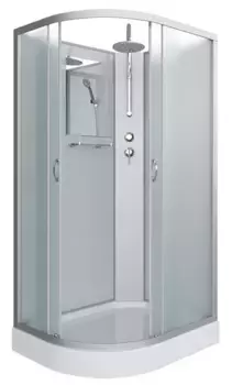 Душевая кабина «Niagara» NG-3312-14RBKT 120/80 низкий поддон матовая/белая без крыши правая