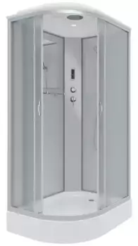 Душевая кабина «Niagara» NG-3312-14RP 120/80 низкий поддон матовая/белая с электрикой правая