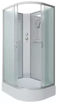 Душевая кабина «Niagara» NG-33194-14LBK 110/90 средний поддон матовая/белая без крыши левая