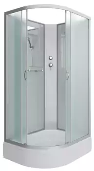 Душевая кабина «Niagara» NG-33194-14RBK 110/90 средний поддон матовая/белая без крыши правая
