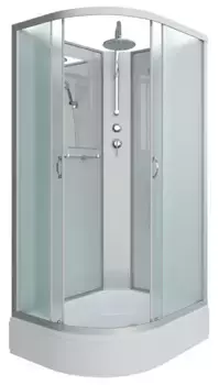 Душевая кабина «Niagara» NG-33194-14RBKT 110/90 средний поддон матовая/белая без крыши правая