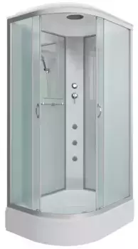 Душевая кабина «Niagara» NG-33194-14RG 110/90 средний поддон матовая/белая с гидромассажем правая