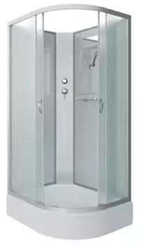 Душевая кабина «Niagara» NG-33294-14LBK 120/90 средний поддон матовая/серебро без крыши левая