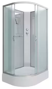 Душевая кабина «Niagara» NG-33294-14RBK 120/90 средний поддон матовая/серебро без крыши правая