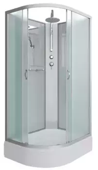 Душевая кабина «Niagara» NG-33294-14RBKT 120/90 средний поддон матовая/серебро без крыши правая