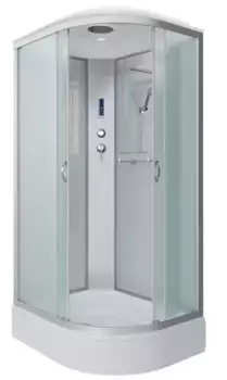 Душевая кабина «Niagara» NG-33394-14LP 130/90 средний поддон матовая/серебро левая