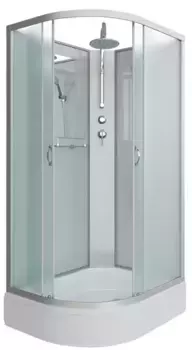 Душевая кабина «Niagara» NG-33974-14RBKT 90/70 средний поддон матовая/белая без крыши правая