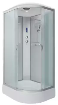 Душевая кабина «Niagara» NG-33984-14LP 90/80 средний поддон матовая/белая с электрикой левая