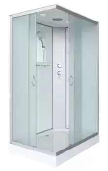 Душевая кабина «Niagara» NG-43295-14Q 120/90 низкий поддон матовая/белая