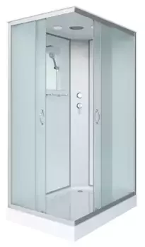 Душевая кабина «Niagara» NG-43975-14Q 90/70 низкий поддон матовая/белая