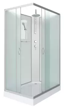 Душевая кабина «Niagara» NG-43975-14QBKT 90/70 низкий поддон матовая/белая без крыши