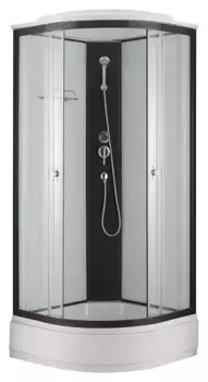 Душевая кабина «Niagara» NG-6703-14 (04) 80/80 средний поддон прозрачная/белая
