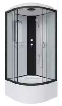 Душевая кабина «Niagara» NG-6707-14 (04) 80/80 высокий поддон прозрачная/белая