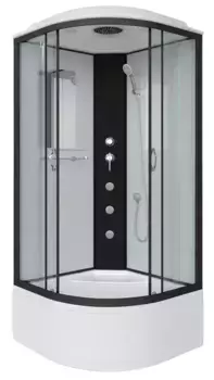 Душевая кабина «Niagara» NG-6707-14G 80/80 высокий поддон прозрачная/белая с гидромассажем