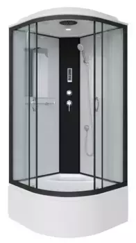 Душевая кабина «Niagara» NG-6708-14P 90/90 высокий поддон прозрачная/белая с электрикой