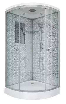 Душевая кабина «Niagara» NG-7701W 90/90 низкий поддон прозрачная/белая