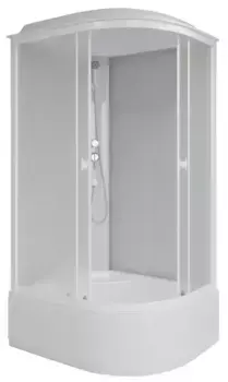 Душевая кабина «Niagara» Promo P100/70/40L/MT 100/70 высокий поддон матовая/белая левая